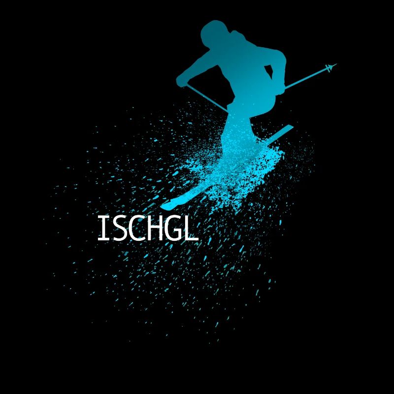Ischgl Skifahrer Silhouette Ischgl Skier