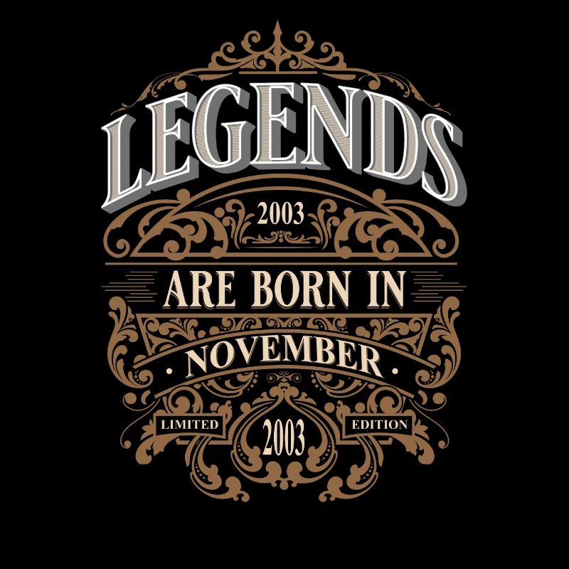 2003 Novembre Naissance Anniversaire Année de naissance
