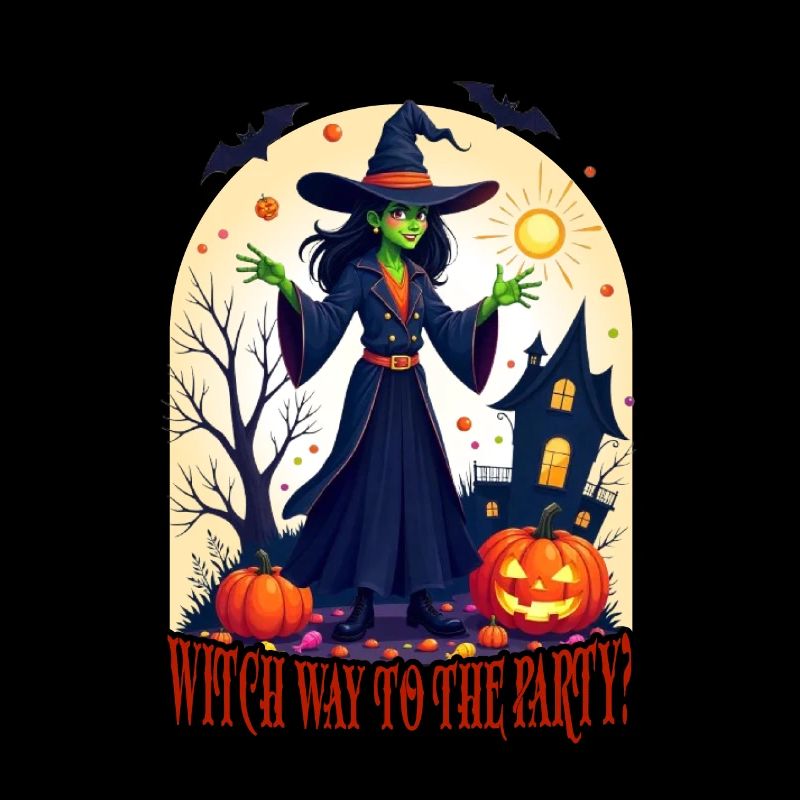 Funny Witch Outfit Women's Halloween