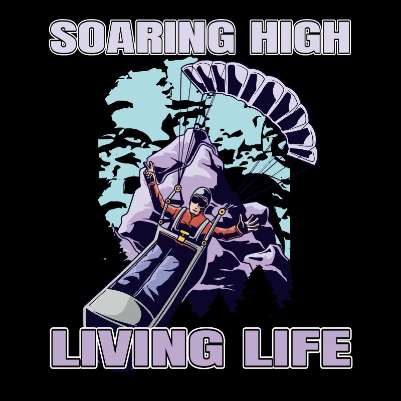 Soaring High Living Life – Paragliding Design