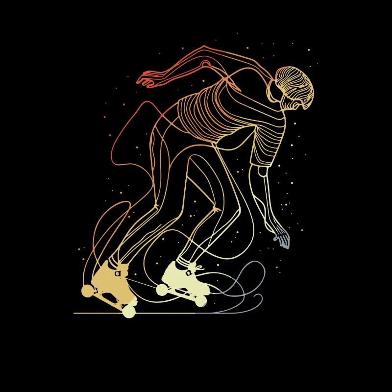 Retro Roller Skater