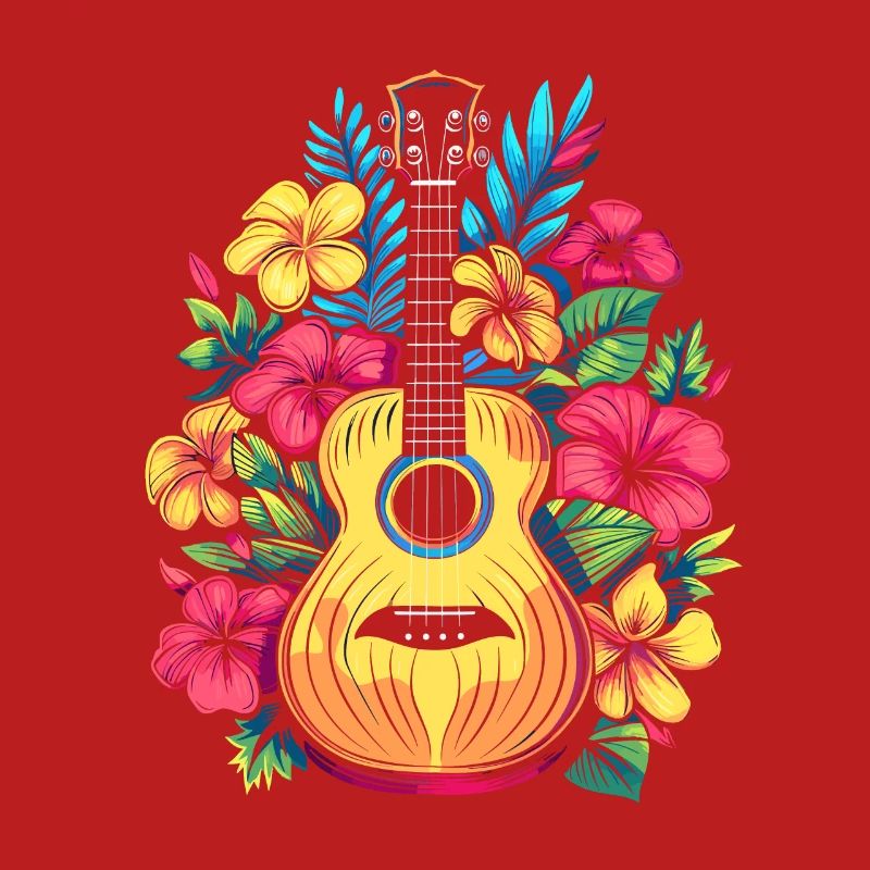 Ukulele Comic Look