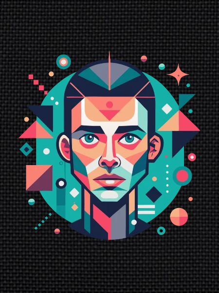 Geometric Face Portrait