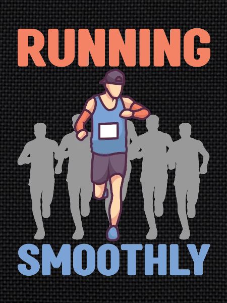 Marathon Running Smoothly Running