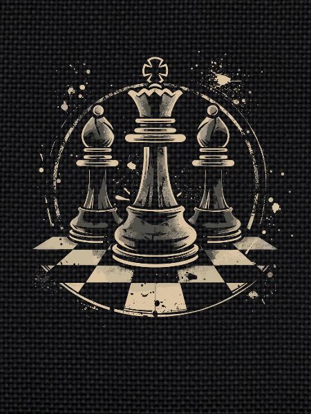 Dessin de pièces d’échecs