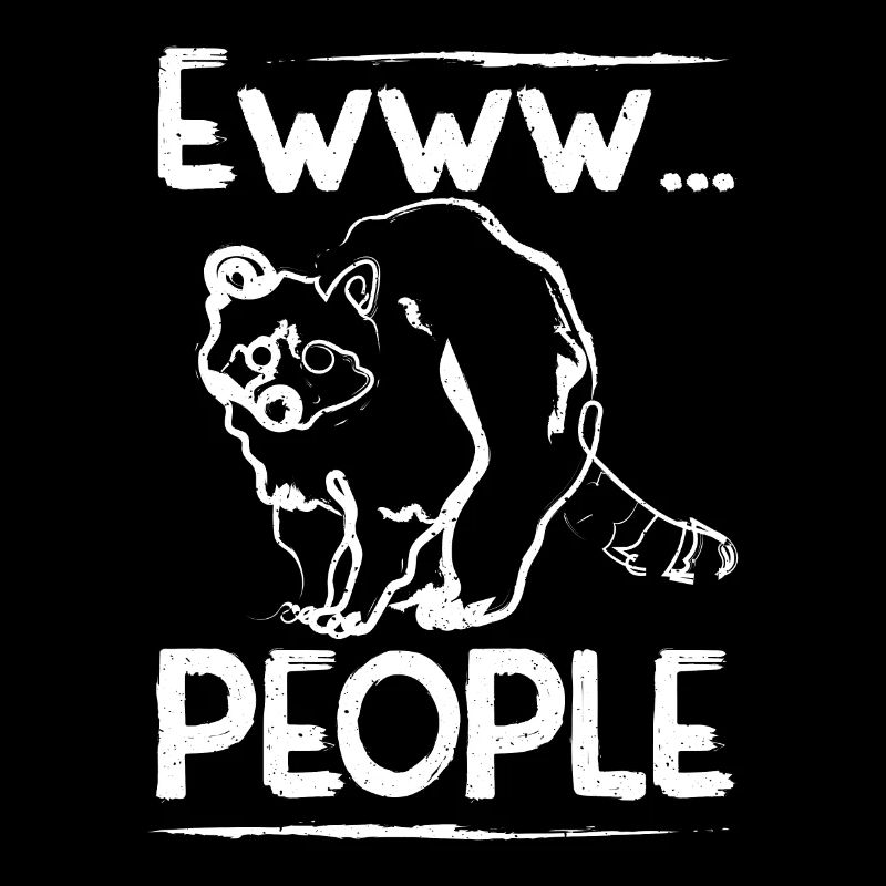 Ewww people raccoon