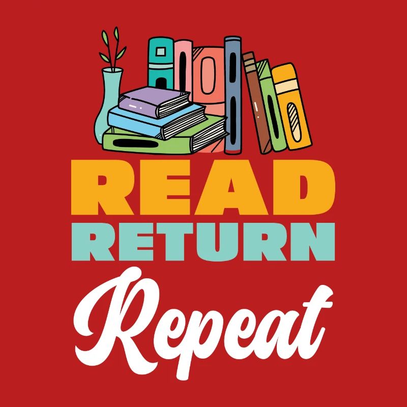 Read, Return, Repeat, Books, Library