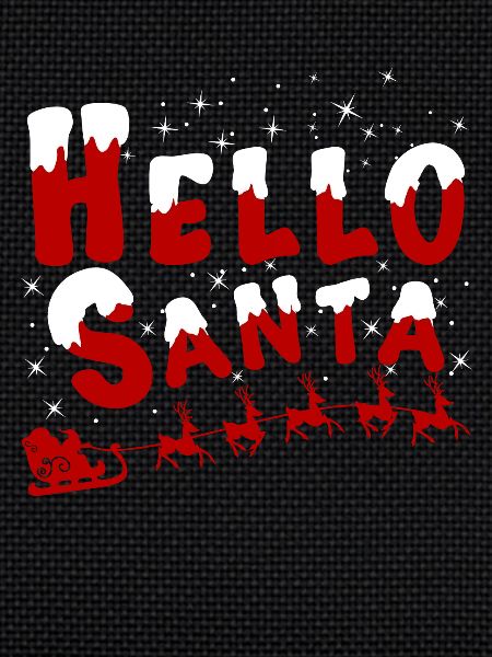Funny Christmas Hello Santa