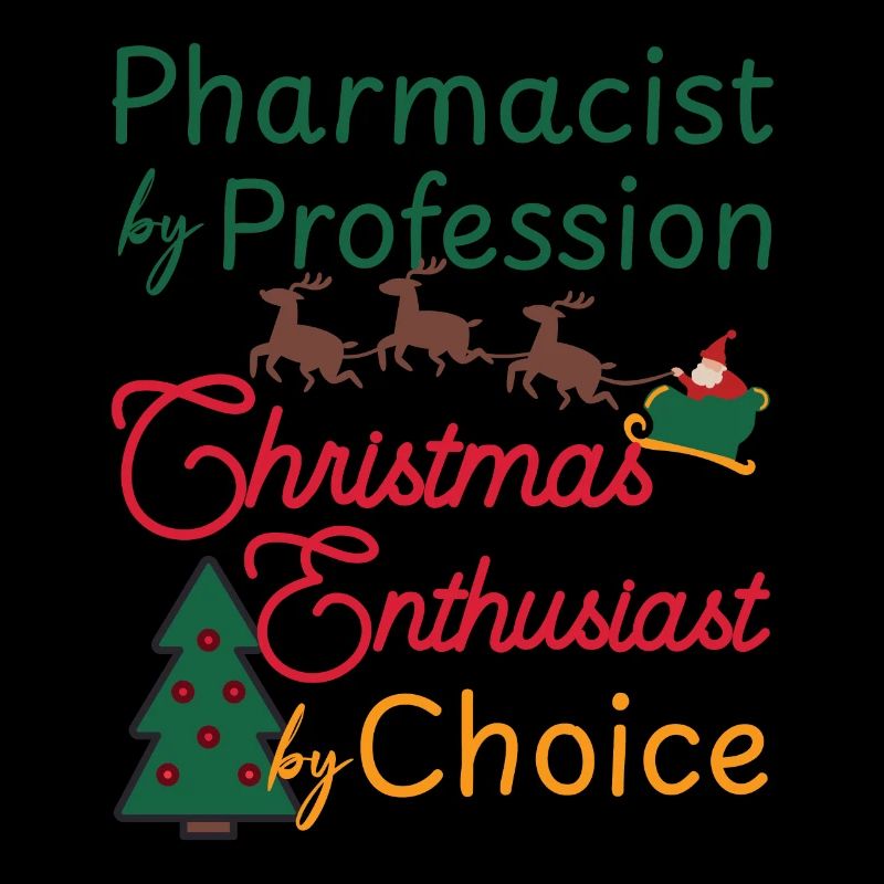 Pharmacien Noël Passionné de Noël