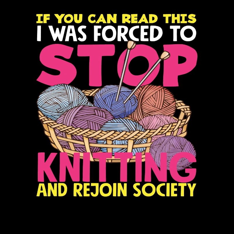 I had to stop knitting