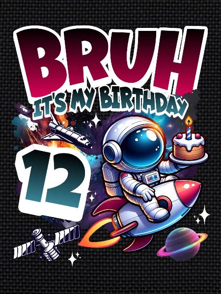 Astronaute 12e anniversaire Espace