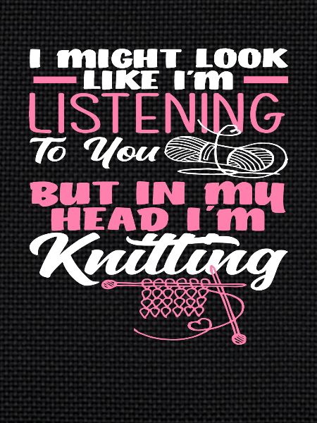 Thoughts while knitting