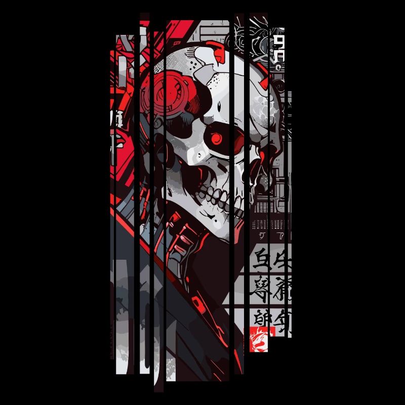 Cyborg crane kanji