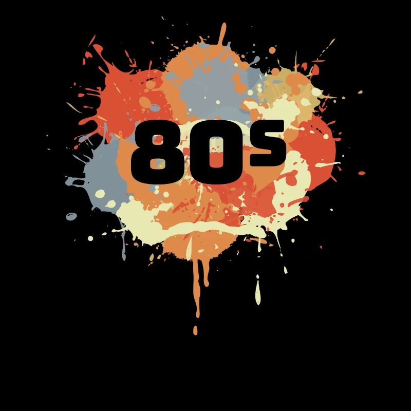 80er Jahre Farbe Graffiti