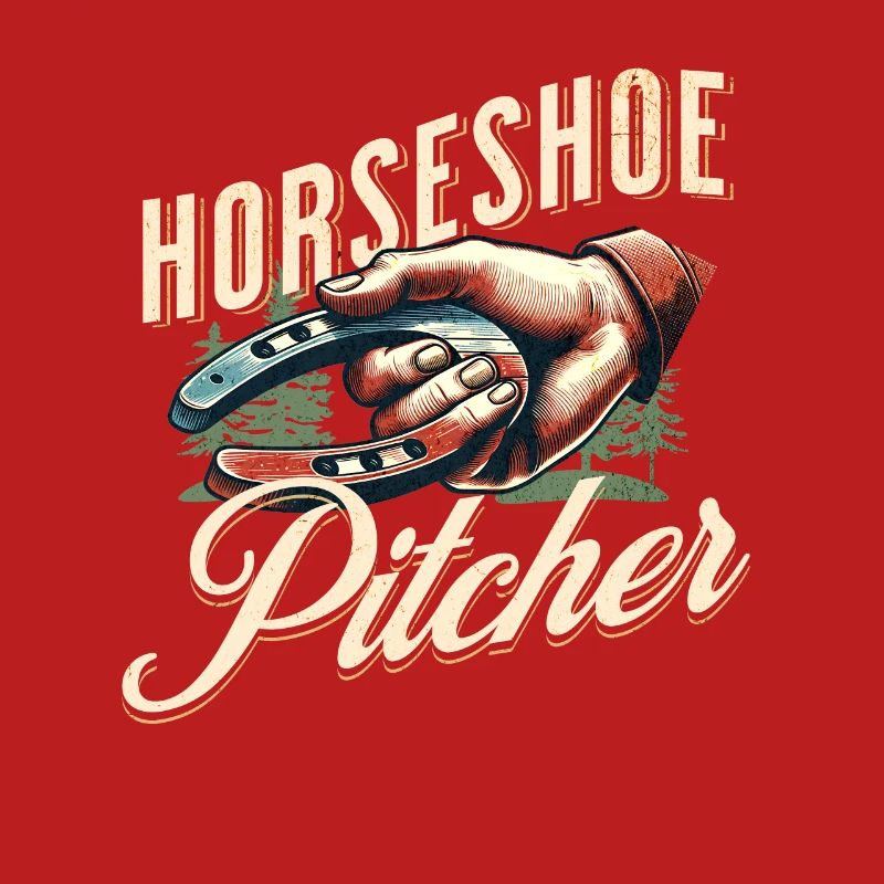 Horseshoe Throwing Horseshoe Pitching