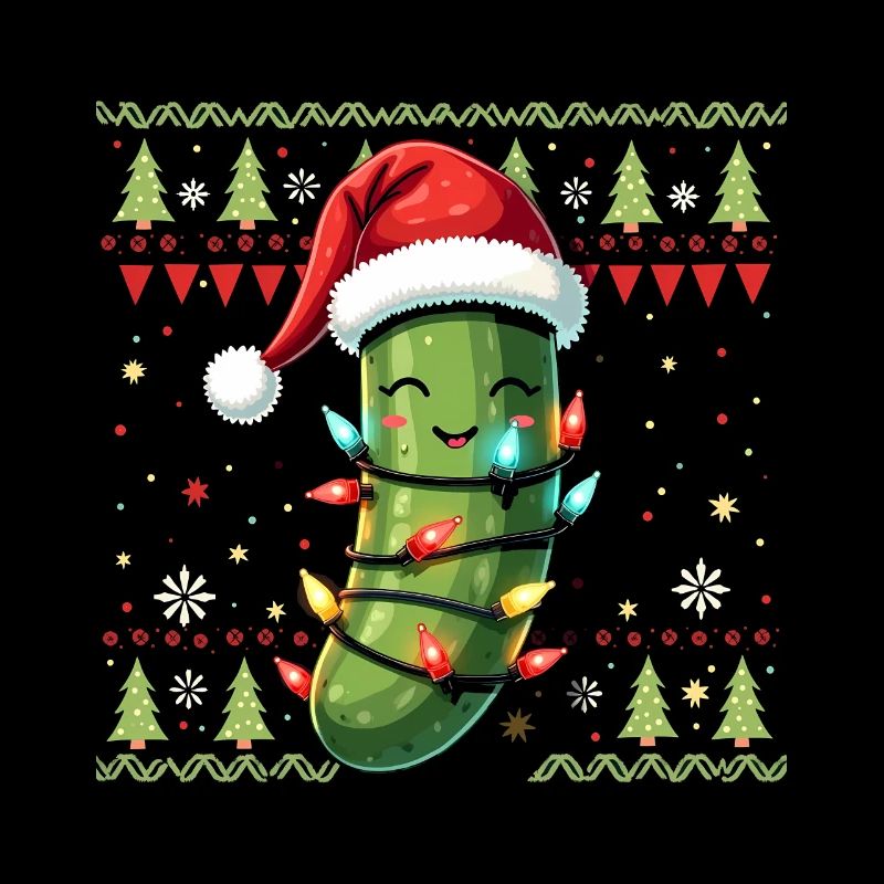 Gurke Weihnachtslichter hässlicher