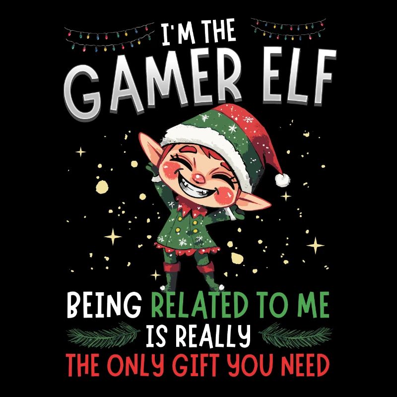 weihnachI'm the Gamer Elf - Partnerlook Weihnachte