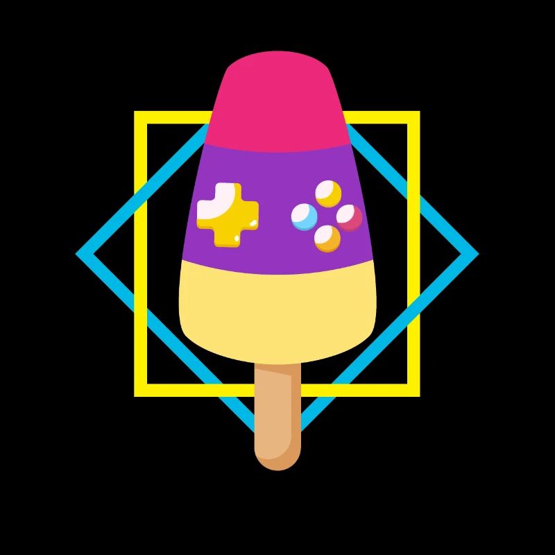 Eis Liebhaber Bunte Eiscreme Freude