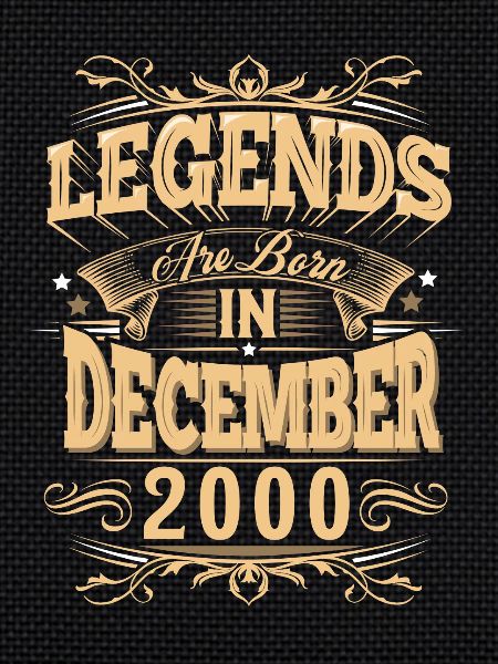 December 2000 Birthday Legend