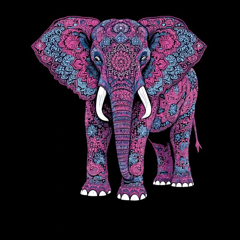 Mandala Elefant Elefanten Spiritueller Mandala