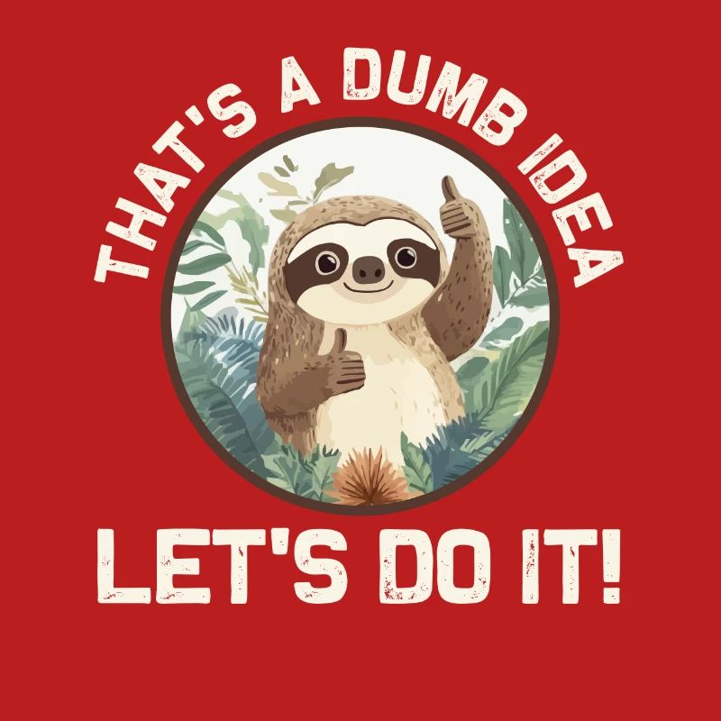 Funny Sloth Theme - That's A Dumb Idea