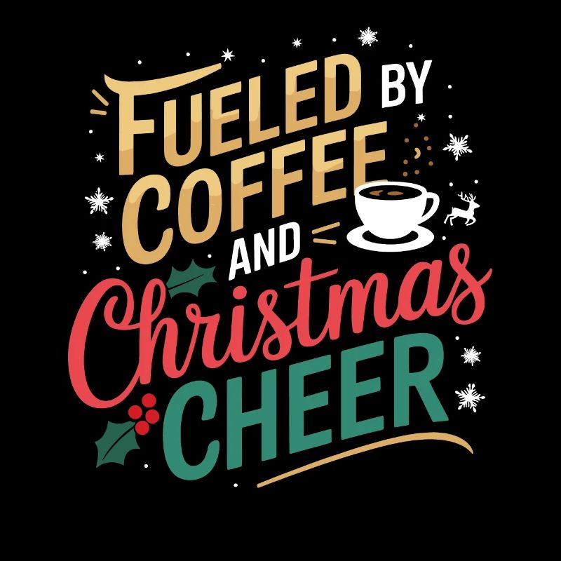 Alimenté par le café et la joie de Noël