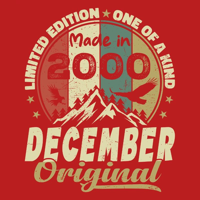 Vintage Retro Geburtstagsgeschenk - Dezember 2000