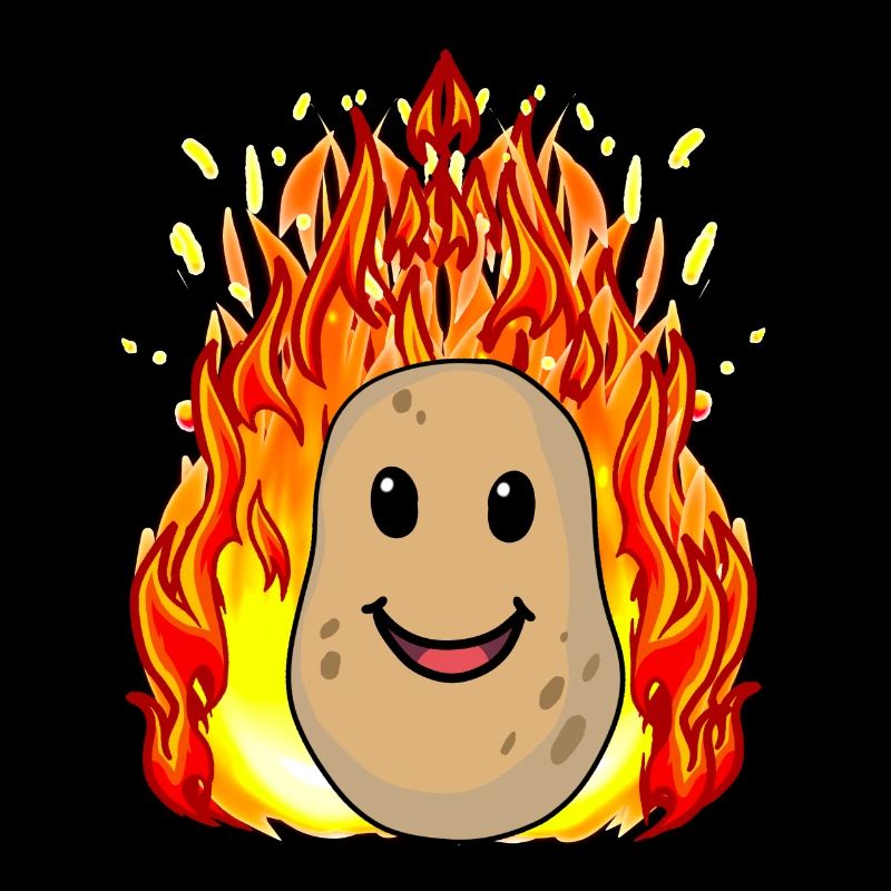 Vegetables Potato Potatoes fiery hot