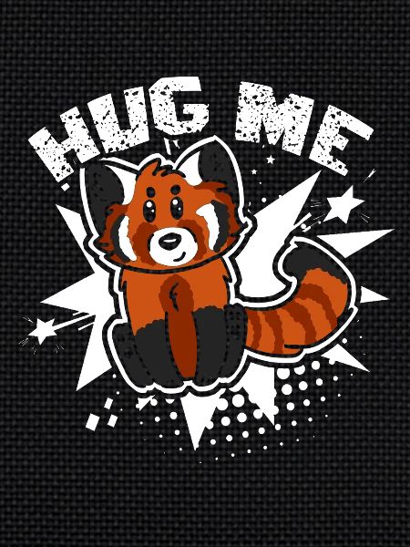 Red Panda Hugs Me