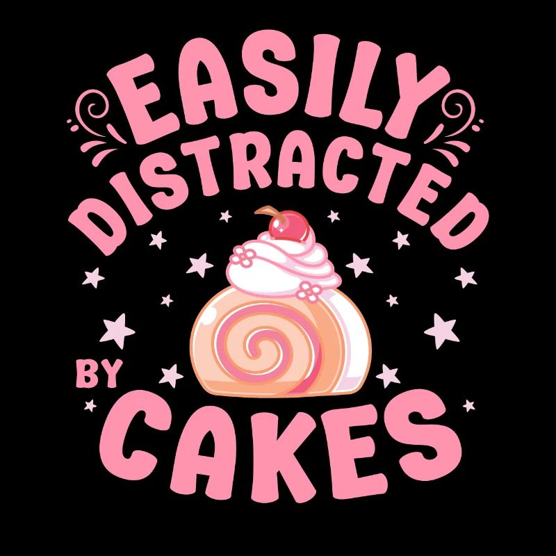 Cake Baker Easily Distracted By Cakes Cupcake