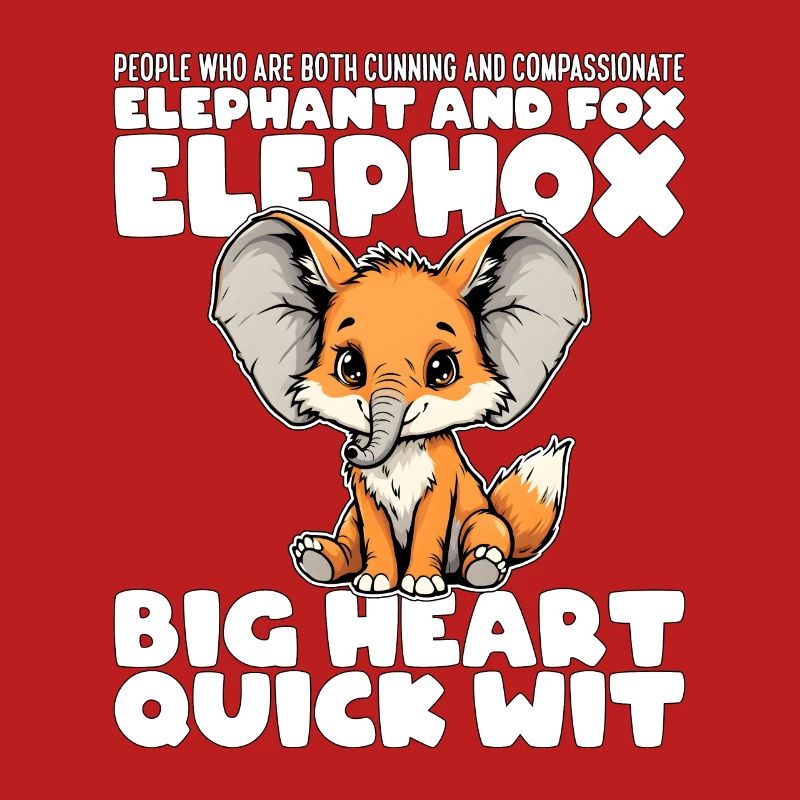 BIG HEART QUICK WIT - ELEPHANT AND FOX - ELEPHOX