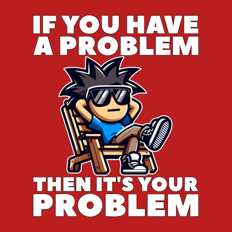 IF YOU HAVE A PROBLEM, THEN IT'S YOUR PROBLEM