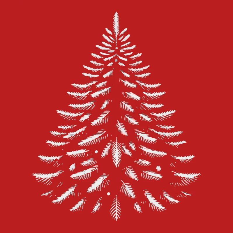 Simple Christmas Tree Silhouette