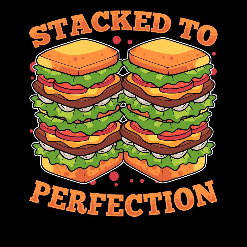 Lustiges Sandwich mit Schinken, Fleisch, Tomaten,
