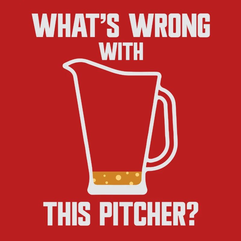What's Wrong With This Pitcher? Humorous graphics