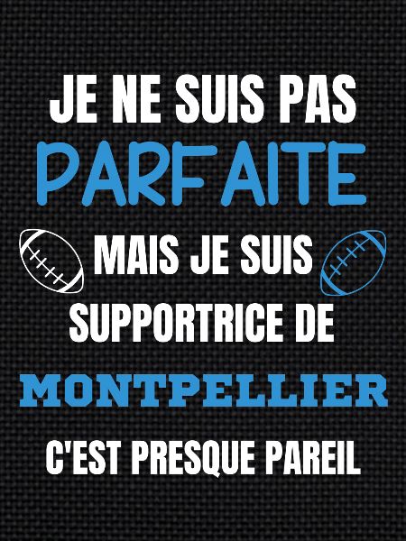 Supportrice Parfaite Montpellier Rugby