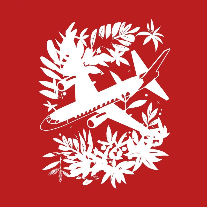 Style de bande dessinée d’avion