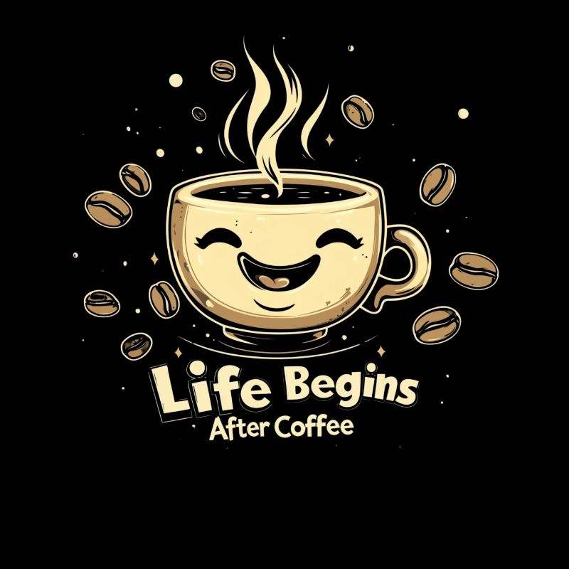 Life Begins After Coffee - Funny Coffee Mug