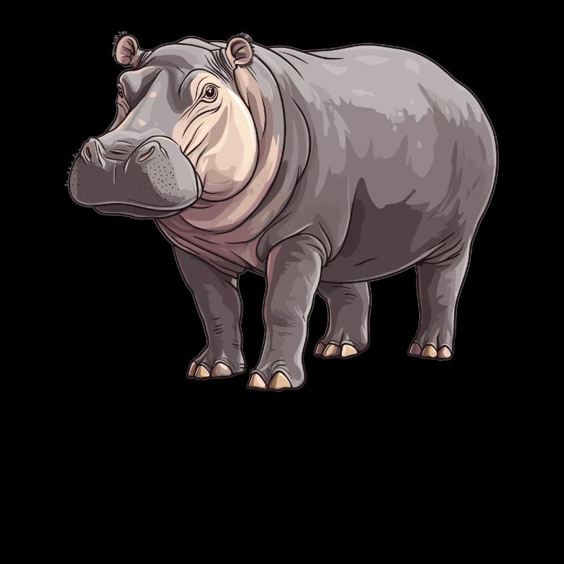 Nilpferd Flußpferd