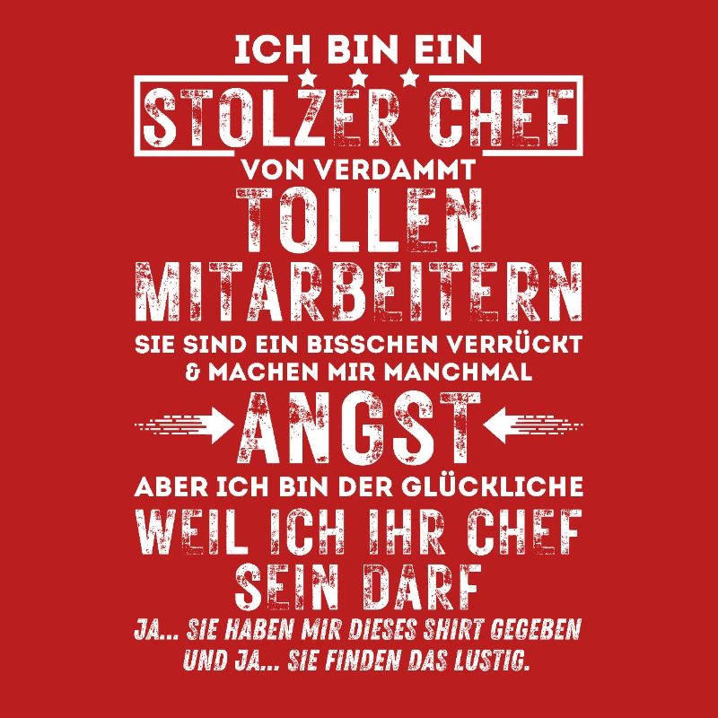 Stolzer Chef Von Verdammt Tollen Mitarbeitern