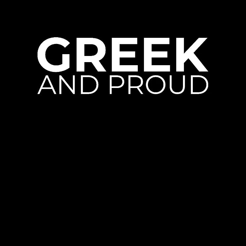 Grec et fière Grèce Grec