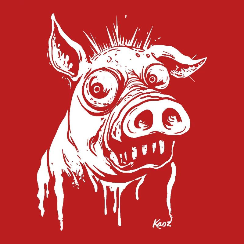 funny horror pig