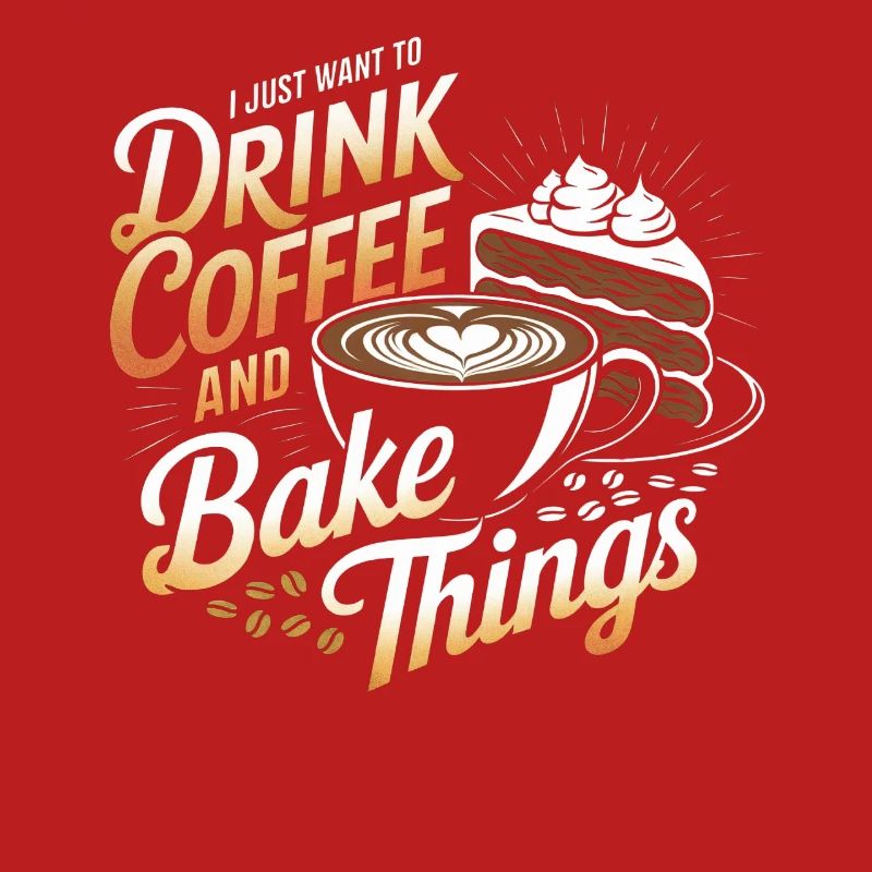 Drink Coffee and Bake Baking Baker Bakery Bakers