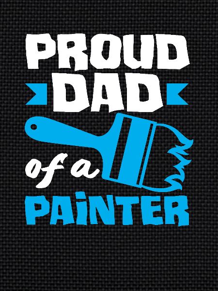 Fier papa d’un peintre parfait