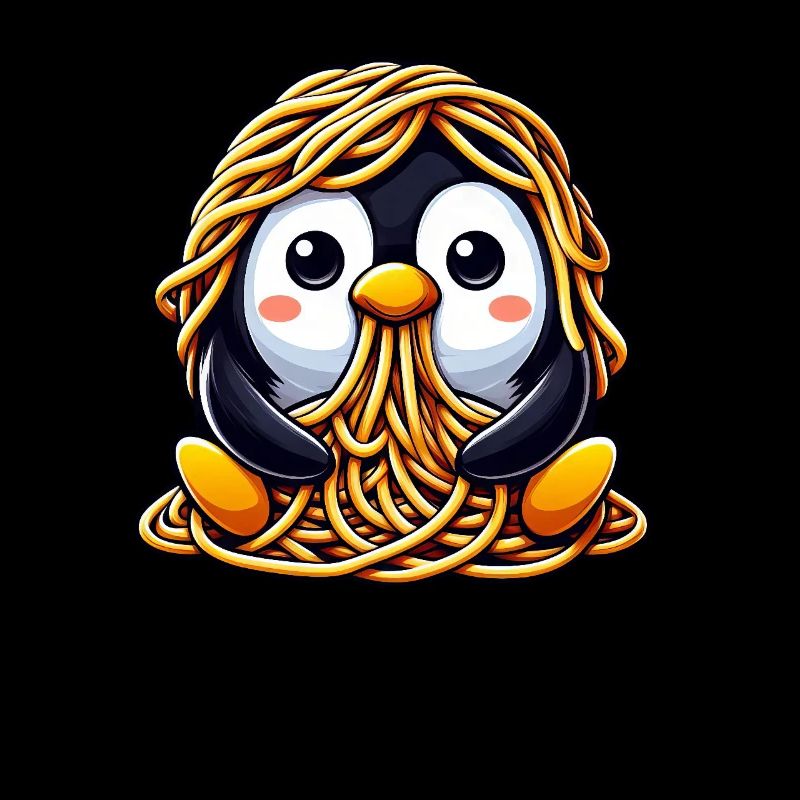Nouilles spaghetti pingouin maladroites Italie
