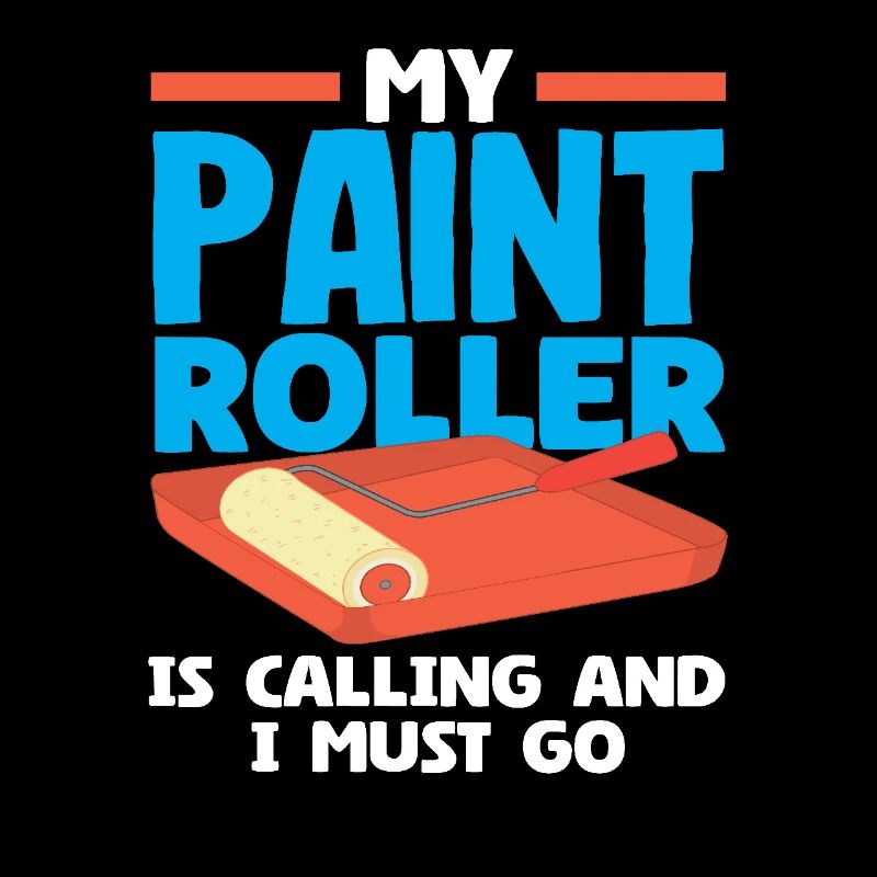 Maler Mein Farbroller Ruft Mich