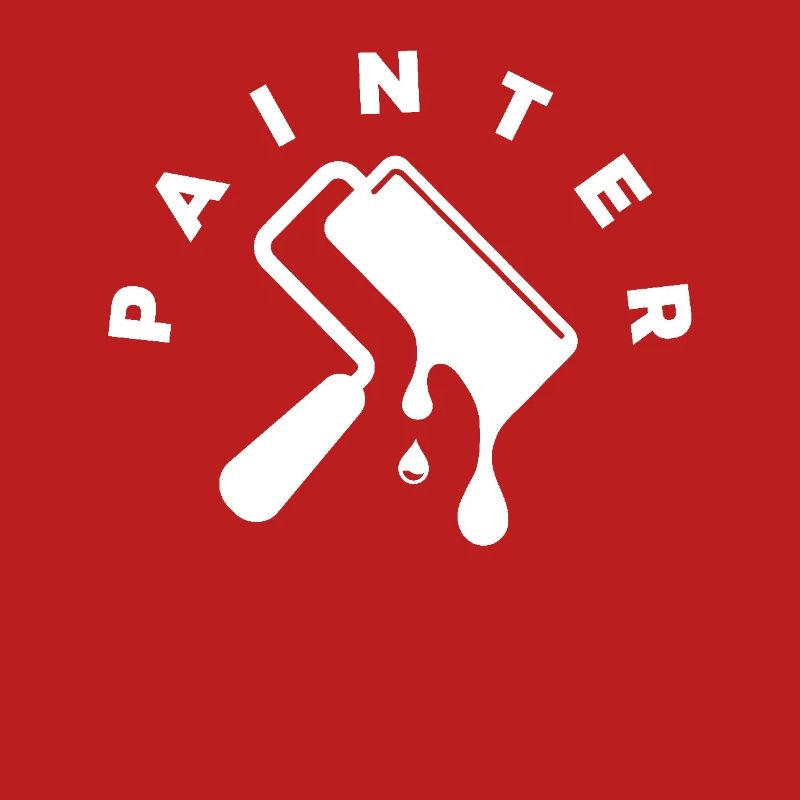 Colorful painter professional pride