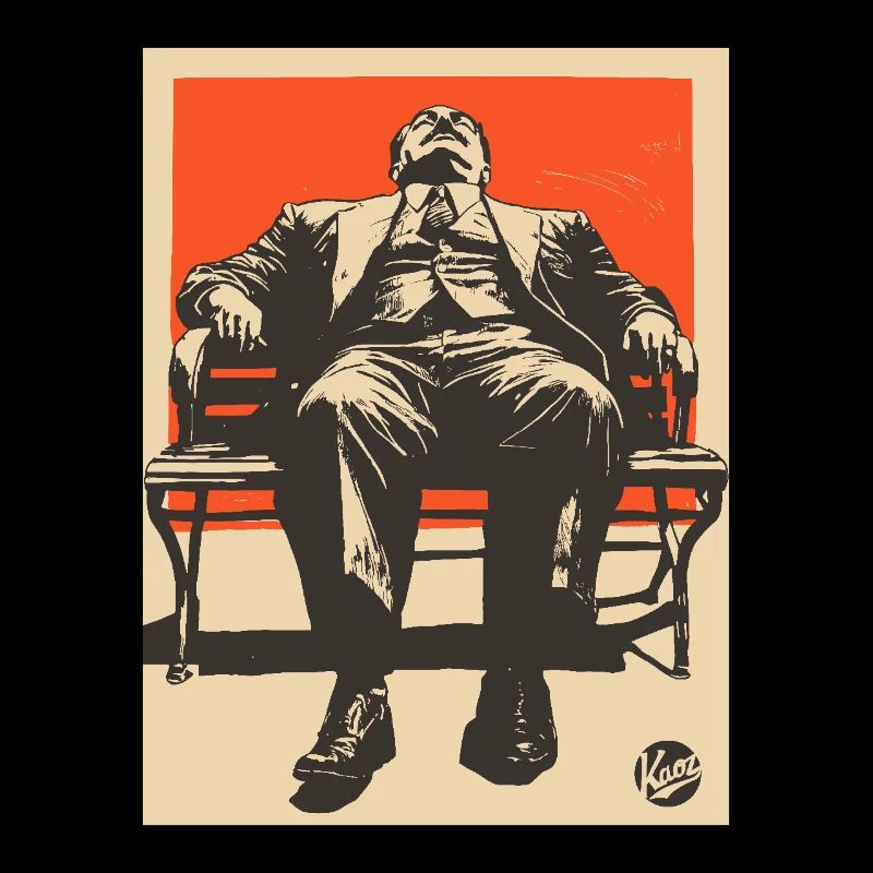 Propagande Boreout Homme sur le banc