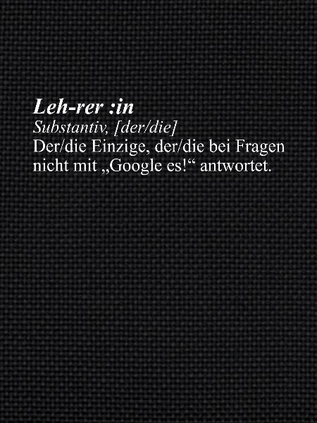 Lehrer:in