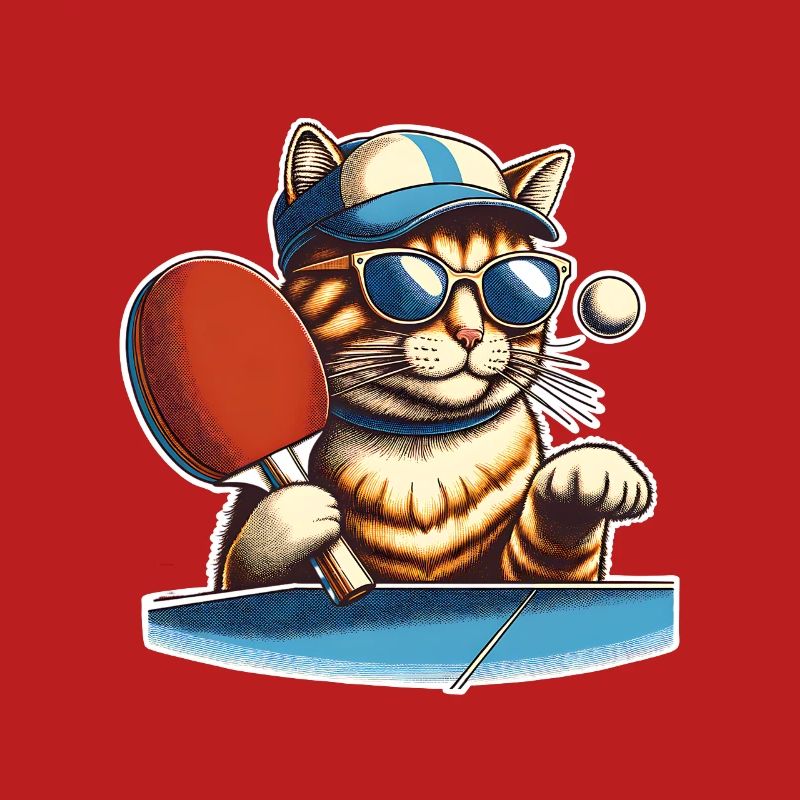 Chat de ping-pong